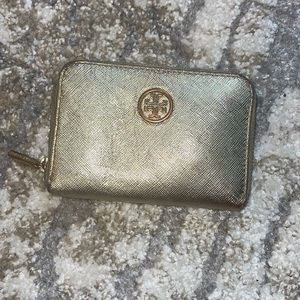Tori Burch Gold Wallet